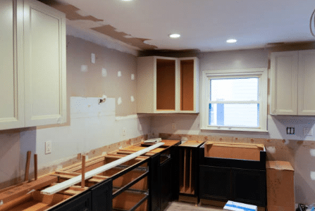 partial kitchen remodeling